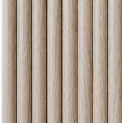 Designs Of Distinction 1-1/2" Single Bead Tambour - White Oak (12"W x 48"L) 011248106WK1